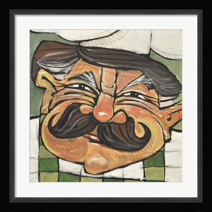 Framed Chef Guido Print