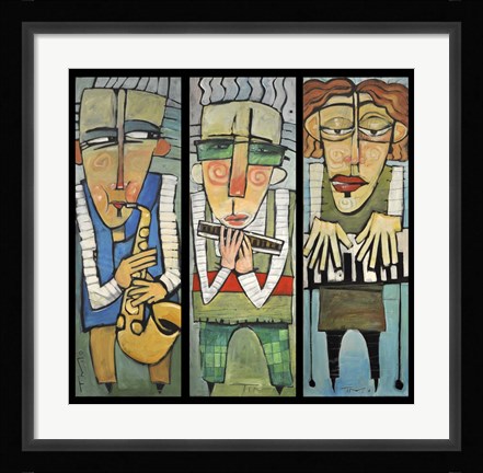Framed Jazz Trio Print