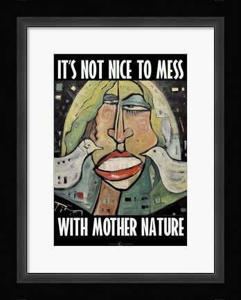 Framed Mother Nature Poster Print