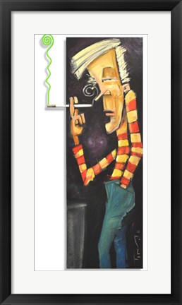 Framed Smokin Nick Print