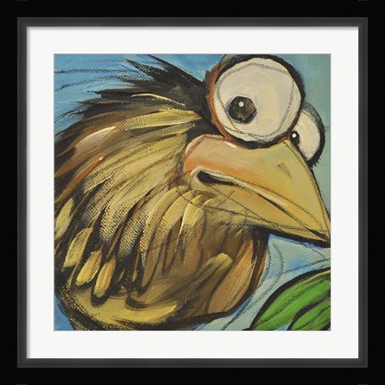 Framed Feather Bird 24 Print