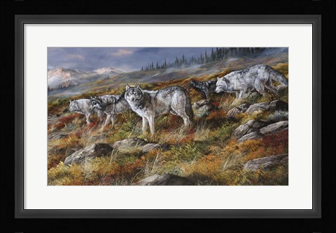 Framed Autumn In Alaska Print