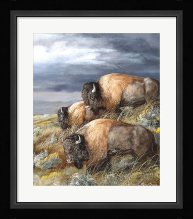 Framed Distant Thunder Print