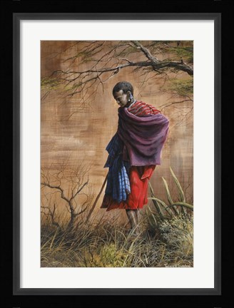 Framed Lone Warrior 2 Print