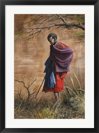 Framed Lone Warrior 2 Print