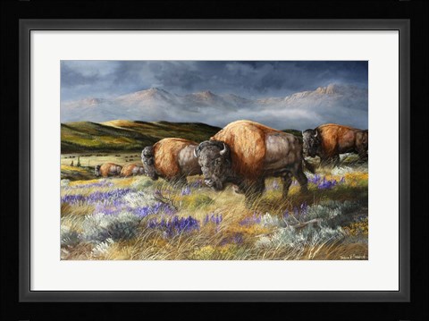 Framed Spring Storm's Passing Print