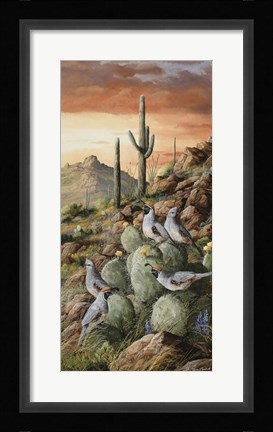 Framed Sunset In Sonora Print