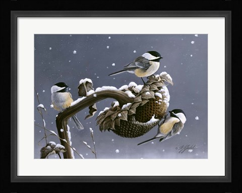 Framed Winter Trio Print