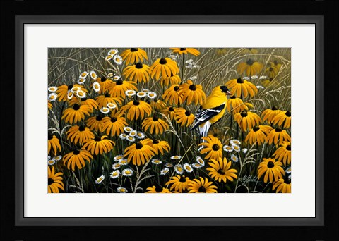 Framed Summer Gold Print