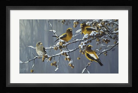 Framed Winter's Treat Print