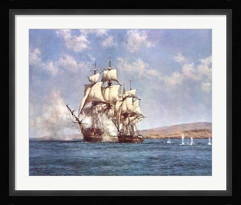 Framed Smoke of Battle Print