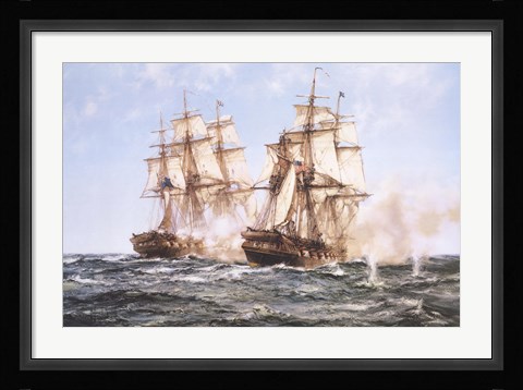 Framed 'Java' and 'Constitution' Print