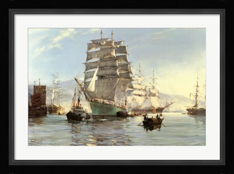 Framed Thermopylae Leaving Foochow Print