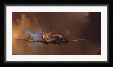 Framed Spitfire Print