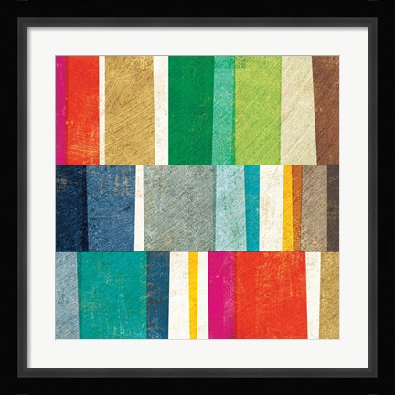 Framed Colorful Abstract Print