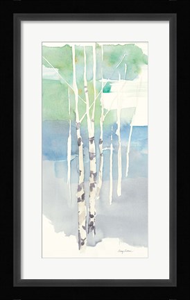 Framed Aspens Panel I Print