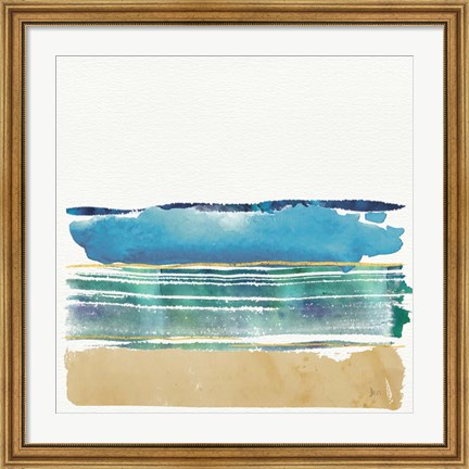 Framed By the Sea I Print
