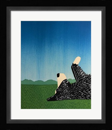 Framed Day Dreaming Bordor Print