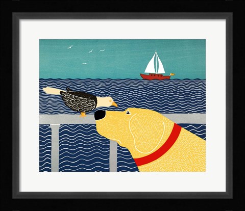 Framed I See A Bird Yellow Print