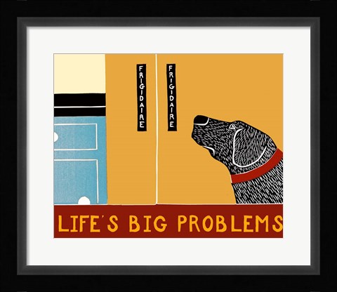 Framed Life's Big Problems Banner Print