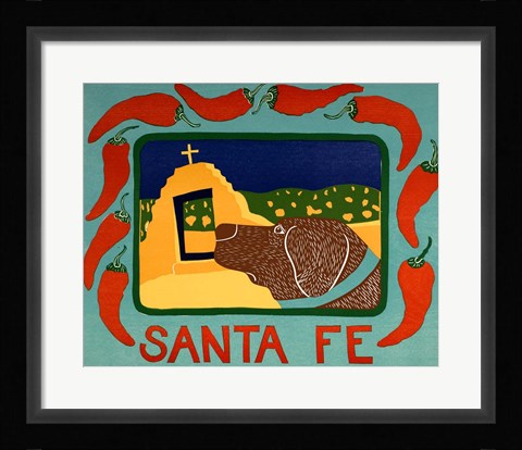 Framed Santa Fe Choc Print