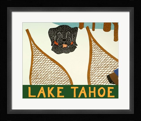 Framed Snowshoe Lake Tahoe S Print