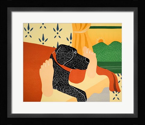 Framed Sunny Day Black Print