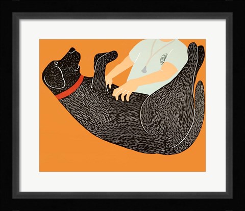 Framed Vet Exam Print