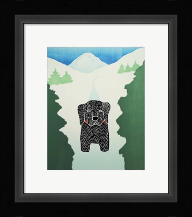 Framed Through The Woods Print