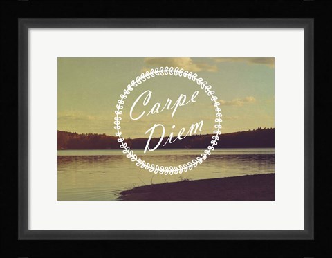 Framed Carpe Diem Print