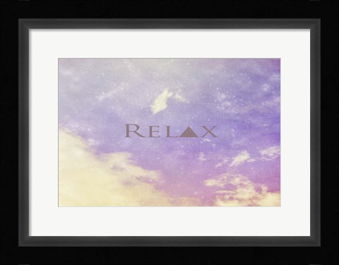 Framed Relax Print