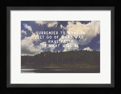 Framed Surrender Print