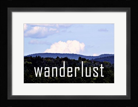 Framed Wanderlust Print