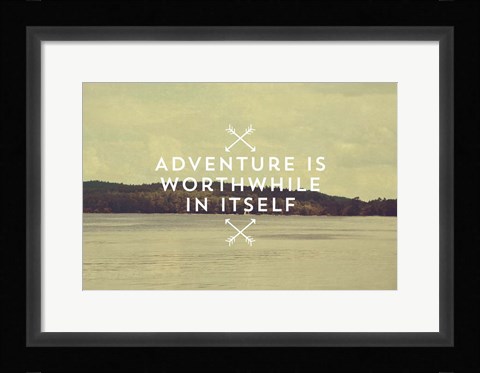 Framed Worthwhile Print