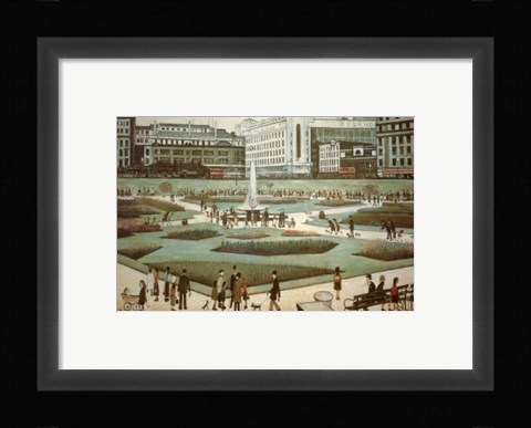 Framed Piccadilly Gardens Print