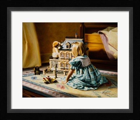Framed Doll House Print