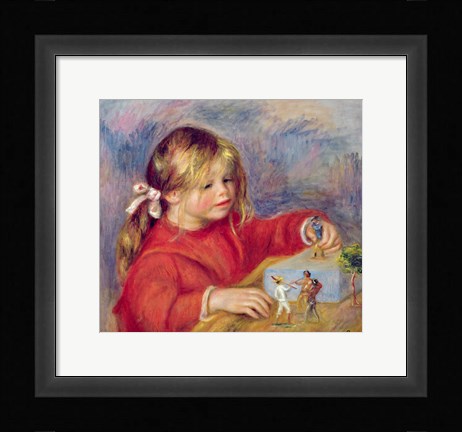 Framed Claude Renoir at play, c.1905 Print