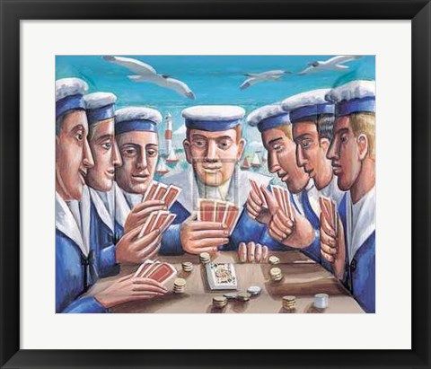 Framed Deck Hands (LE) Print