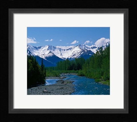 Framed Chugach Mountains, Alaska Print