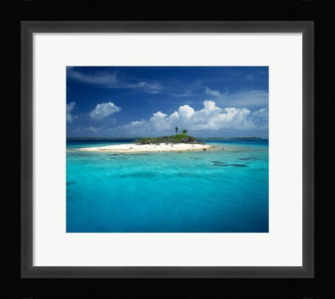 Framed Rangiroa, French Polynesia Print