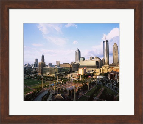 Framed Centennial Olympic Park, Atlanta, Georgia Print