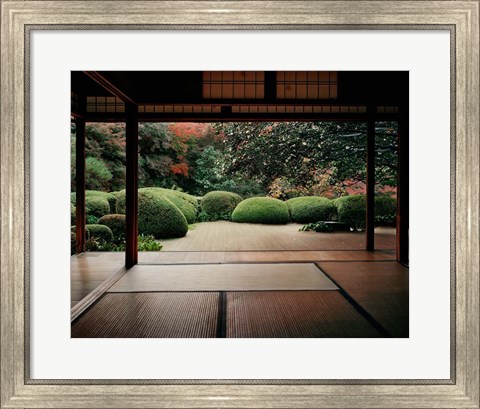 Framed Shisendo, Kyoto Prefecture, Honshu, Japan Print