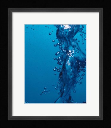 Framed Water Bubbles Print