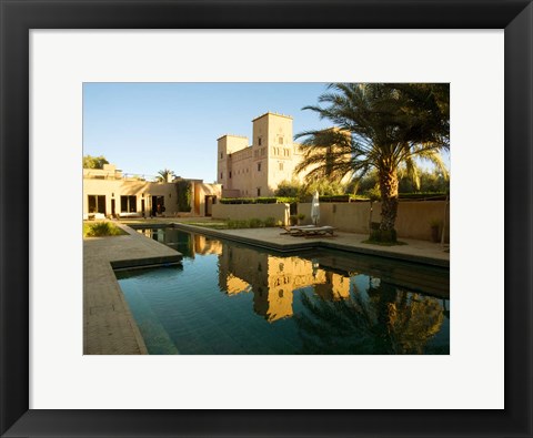 Framed Dar Ahlam Kasbah a Relais and Chateaux Hotel, Souss-Massa-Draa, Morocco Print