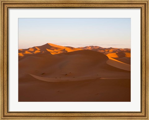 Framed Erg Chebbi Dunes, Errachidia Province, Morocco Print