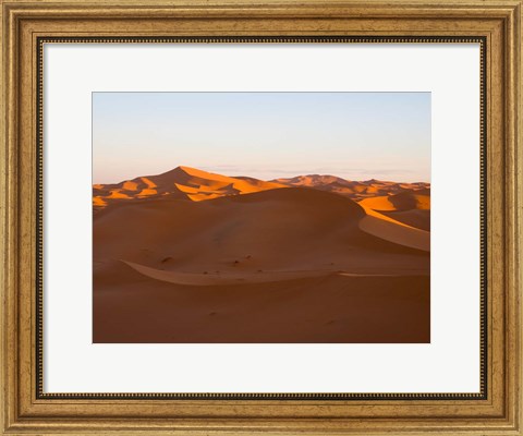 Framed Erg Chebbi Dunes, Errachidia Province, Morocco Print