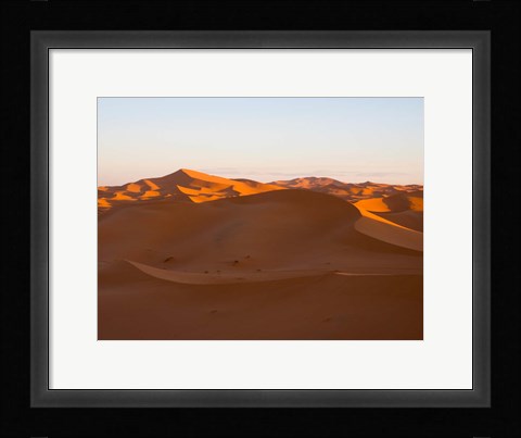 Framed Erg Chebbi Dunes, Errachidia Province, Morocco Print