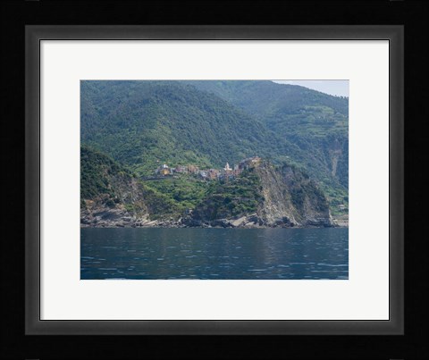 Framed Corniglia, La Spezia, Liguria, Italy Print