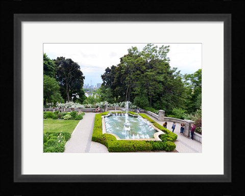 Framed Casa Loma Gardens, Toronto, Ontario, Canada Print