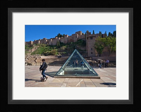 Framed Alcazaba, 11th Century Moorish Fortress, Spain Print